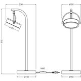 Osram LED stona lampa DECOR PUCK LED/11W/230V crna | Eponuda.com