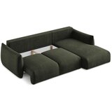 Makamii Zelena sklopiva kutna garnitura (s desnim kutom/s ležaljkom) Leila – | shoptok.hr