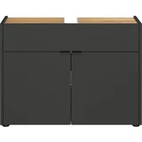 Germania antracitno siva omarica za pod umivalnik 80x60 cm forano