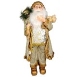 Ena novogodišnja figura deda mraz 90cm zlatni | ePonuda.com