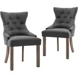 Furnova Jedilni stoli 2 kosa sivo blago, (21929310) | Shoptok.si