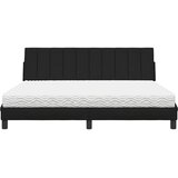  Krevet s madracem Hanko crni 180x200 cm od tkanine | shoptok.hr
