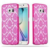 Cadorabo Case, združljiv s Samsungom v Pink - Hard Case Zaščitni pokrov v Flower Paisley Henna Design proti praskam in udarcem, (20565998) | Shoptok.si