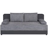P & B ZOFA S POSTELJNO FUNKCIJO, siva tekstil, leseni material Cene
