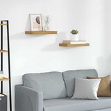  Polica na zidu 2 pcs Bež 40 x 23,5 x 4 cm Konstruirano drvo | shoptok.hr