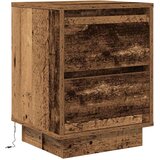  Noćni ormarići s LED svjetlima 2 kom boja drva 38x34x50 cm | Eponuda.ba