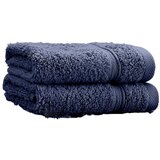 Catherine Lansfield Temno modre frotirne bombažne brisače v kompletu 2 ks 30x30 cm Zero Twist – Cene