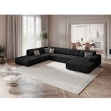 Cosmopolitan Design antracitno siva kotna sedežna garnitura (levi kot/v obliki črke "u") chicago – | Shoptok.si