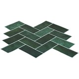  Pločica riblja kost 20 pcs Tamnozelena 30 x 30 cm | shoptok.hr