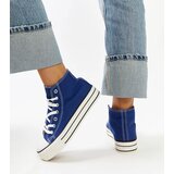 Gemre Blue high-top sneakers with thick soles Bagy | Shoptok.si