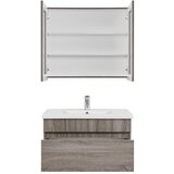 Bessagi Home kopalnica isla, bela, hrast, led | Shoptok.si