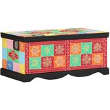  Klub stolić višebojni 90x50x40 cm masivno drvo mango | shoptok.hr