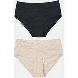 Sinsay Hipster gaćice s visokim strukom od pamuka 2 pack Slike