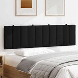 vidaXL Vzglavna stranica črna 180 cm blago | Shoptok.si