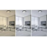  LED stropno svetlo ILVI, prigušiva, LED/45W/230V 2700-6500K prečnik 50 cm crna/mesing + daljinski upravljač | Eponuda.com