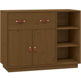Maison Chic Komoda - Predalnik medeno rjava 98,5x40x75 cm trdna borovina, (21718313) Cene