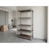 Metalna Polica 180x60x30 cm 5 Nivoa Nosivost 875 kg ( OE-MS-1806030 )