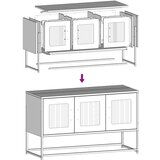 TV omarica črna 100,5x39x60,5 cm Hladno valjano jeklo, (21747089) | Shoptok.si