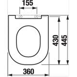 Jika H8917100000631 Mio tanka WC deska | Shoptok.si
