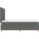  Tamno sivi krevet s kutijom i madracem 140x190 cm | shoptok.hr