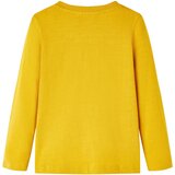  Dječja majica dugih rukava oker 104 | shoptok.hr