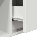 vidaXL TV omarica bela 60x31x25,5 cm inženirski les | Shoptok.si
