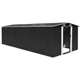 vidaXL Vrtna kućica 257 x 580 x 181 cm metalna antracit Cijene