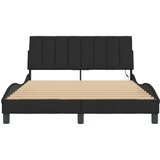  Okvir kreveta s LED svjetlima crni 140 x 190 cm baršunasti | shoptok.hr