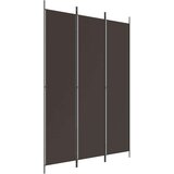 Sobna pregrada s 3 panela smeđa 150x220 cm od tkanine | shoptok.hr