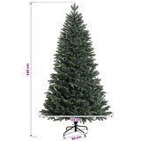  Umjetno božićno drvce s nogom 240 cm PVC i metal Zelena - 240 cm bez LED svjetala | shoptok.hr