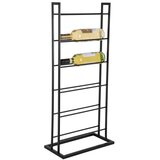 PT LIVING Črno kovinsko držalo za vino število steklenic 5 38x84,5x20 cm Single Floor – | Shoptok.si