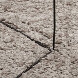  Čupavi moderni tepih s visokim vlaknima bež 160 x 230 cm | shoptok.hr