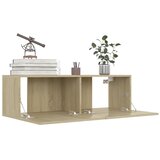  8-dijelni set TV ormarića boja hrasta sonome konstruirano drvo | shoptok.hr