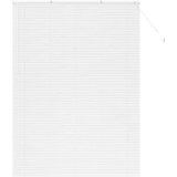 vidaXL Okenska roleta z zavesami Drugo Bela 155 x 220 cm Aluminij | Shoptok.si