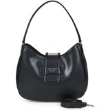Emporio Armani HOBO M PLAIN LEATHER Crna Cijene
