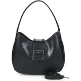 HOBO M PLAIN LEATHER Crna