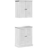  Set namještaja za kupaonicu Zidne 2 pcs Bijela i antikna bijela | Eponuda.ba