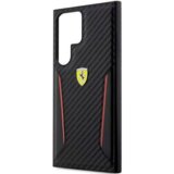Ferrari usnjen ovitek Scuderia FEHCS23LNPYK za Samsung Galaxy S23 Ultra 5G - črn | Shoptok.si