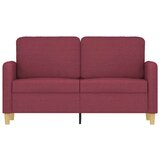  Dvosjed od tkanine crvena boja vina 120 cm | shoptok.hr