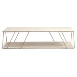 Hanah home labranda - gold, marble goldmarble coffee table | ePonuda.com