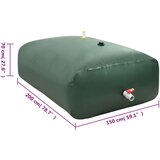  Spremnik za vodu sa slavinom sklopivi 2100 L PVC | shoptok.hr