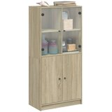  Visoka komoda s vratima 68x37x142 cm konstruirano drvo | shoptok.hr