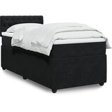 Box spring krevet s madracem crni 90x200 cm baršunasti | shoptok.hr