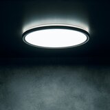 Kanlux 31517 - LED plafonsko svetlo AZPO LED/22W/230V prečnik 42 cm IP54 crna | Eponuda.com