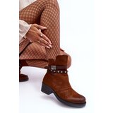 Boto Women's Heeled Fur-Lined Boots Camel Effie | shoptok.hr