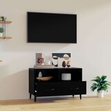 TV ormarić crni 80 x 36 x 50 cm od konstruiranog drva | shoptok.hr