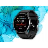  Večnamenska LCD pametna ura silikonska zapestnica Android in iOS črna Slike