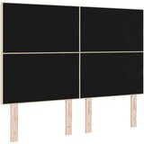  LED glava kreveta S LED lampica Krema 144 cm Poliester | shoptok.hr
