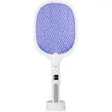 LED električni lapač insekata 2 u 1 sa LCD displejem 1200 mAh/5V, bela