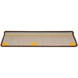  Prostirke za stepenice 10 kom 65x21x4 cm smeđe pravokutne rubove | shoptok.hr